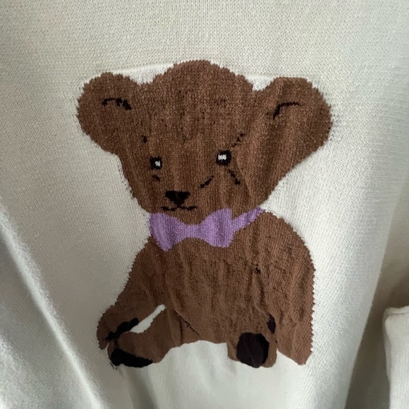 DOLLS KILL DELIA’S On Cloud Fine Oversized Intarsia Sweater Or Dress Size Large - Picture 16 of 16